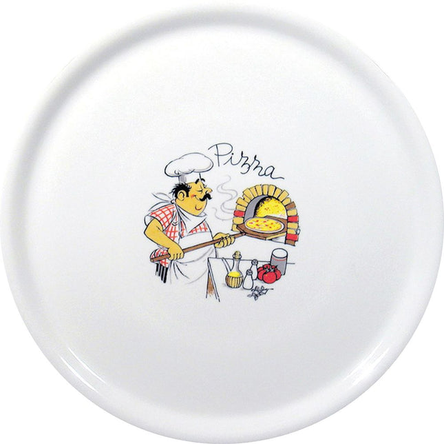Pizza Plate Traditional with Pizzaiolo Design | HENDI | Ø330mm