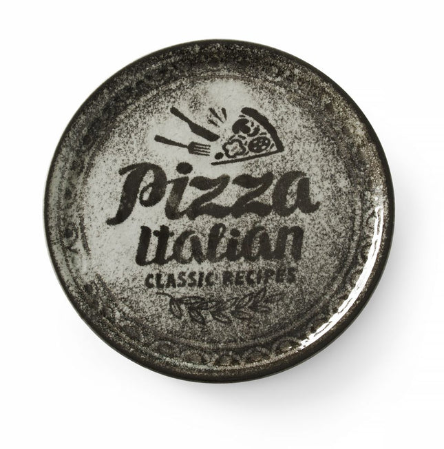 Pizza Plate Recipe Collection Black | HENDI | Ø330mm