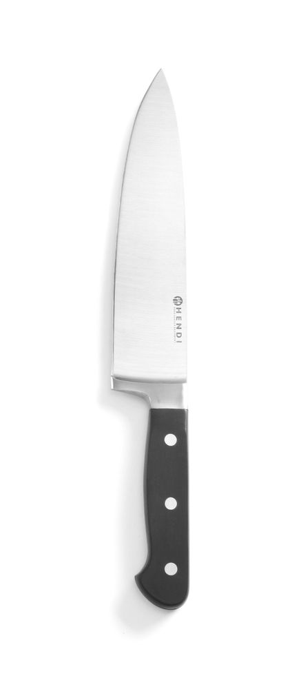 Chef's Knife Black Handle | HENDI Kitchen Line | 340mm Blade Length