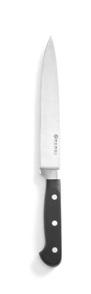 330mm Carving Knife with Ergonomic Black Handle | HENDI Kitchen Line