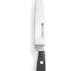 Kitchen Knife Black Handle | HENDI Kitchen Line | 240mm Blade Length