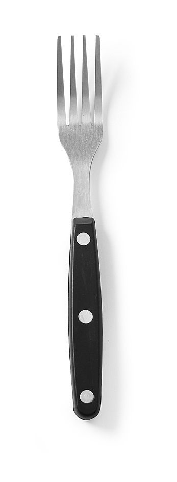 Steak Fork with ABS Handle | HENDI Profi Line | Black | 200mm Length