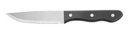 Steak Knife XL 250mm Black Handle | HENDI Profi Line | 6 pcs