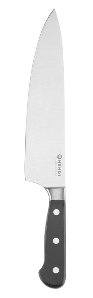 Chef's knife 250 mm, forged, HENDI, Profi Line PLUS, Black, (L)385mm