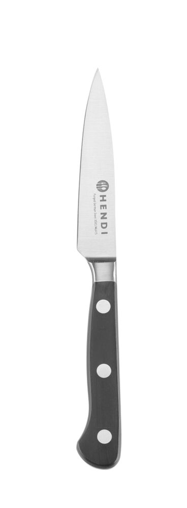 Paring knife 100 mm, forged, HENDI, Profi Line PLUS, Black, (L)212mm