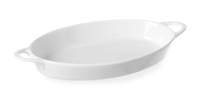 Ovalna posoda za tapase z ročaji 0.35L | HENDI | 262x140x33mm