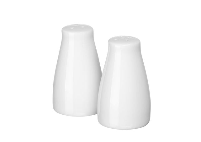 Porcelain Salt & Pepper Shaker Set | HENDI 2