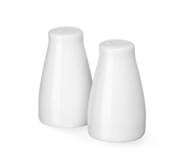Porcelain Salt & Pepper Shaker Set | HENDI