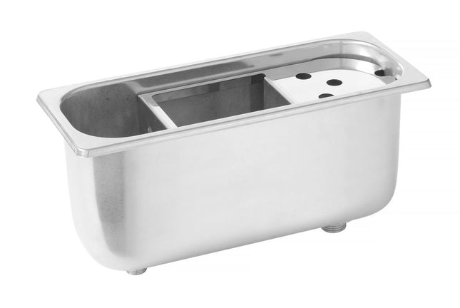 Ice Cream Scoop Washer Stainless Steel | HENDI | 270x111x115mm