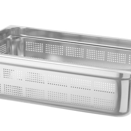 Perforated Gastronorm Container GN 1/1, Profi Line | HENDI | 21L | 150mm Height | Light Grey 2