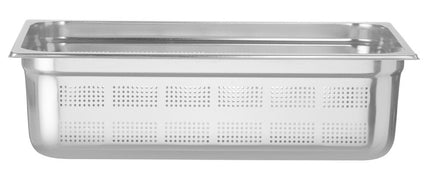Perforated Gastronorm Container GN 1/1, Profi Line | HENDI | 21L | 150mm Height | Light Grey