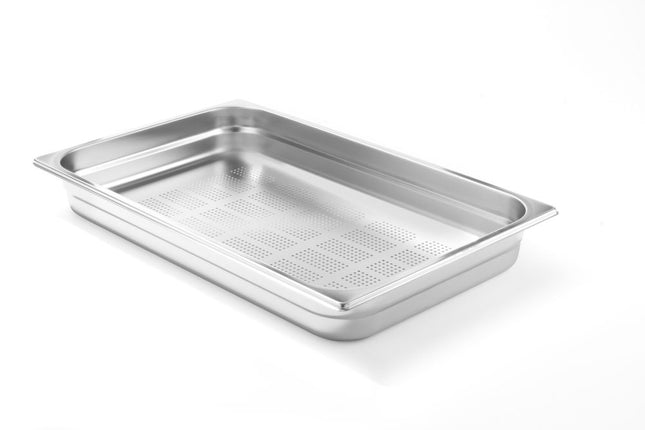 Perforated Gastronorm Container GN 1/1, Profi Line | HENDI | 9L | 65mm Height