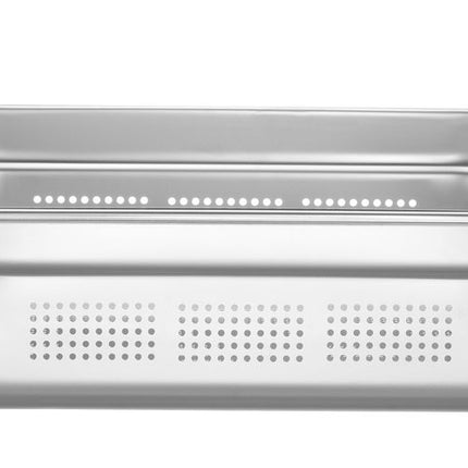 Perforated Gastronorm Container GN 2/3, Profi Line | HENDI | 9L | 100mm Height