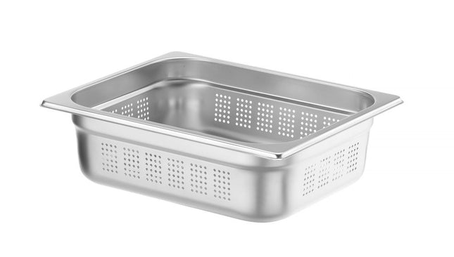 Perforated Gastronorm Container GN 1/2, 6.5L, 100mm Height | HENDI Profi Line 2