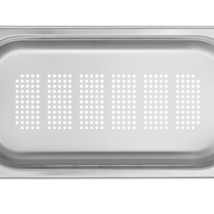 Perforated Gastronorm Container GN 1/3 | HENDI Profi Line | 2.5L | Height 65mm 3