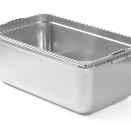 GN 1/1 Stainless Steel Container with Dropped Handles | HENDI | 28L | 200mm Height