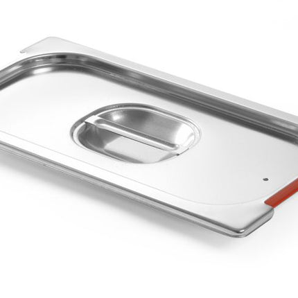 Lid with Handle Recess and Silicone Rim for GN 1/3 Containers | HENDI | 325x176mm