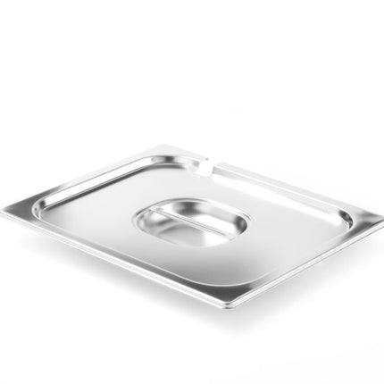 Lid with Spoon Recess for GN 1/2 Containers | HENDI Profi Line | 265x325mm