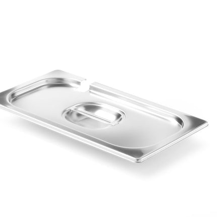 Lid with Spoon Recess for GN 1/3 Containers | HENDI Profi Line | 325x176mm