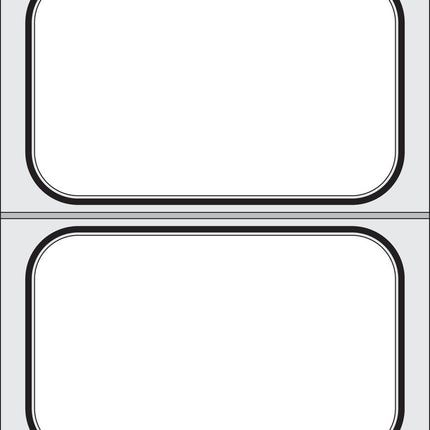 Tray sealer matrix, HENDI, 2x container 178x113 mm