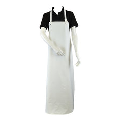 Waterproof Apron | EMGA | White Polyester PU Coated | 90 x 120 cm 1