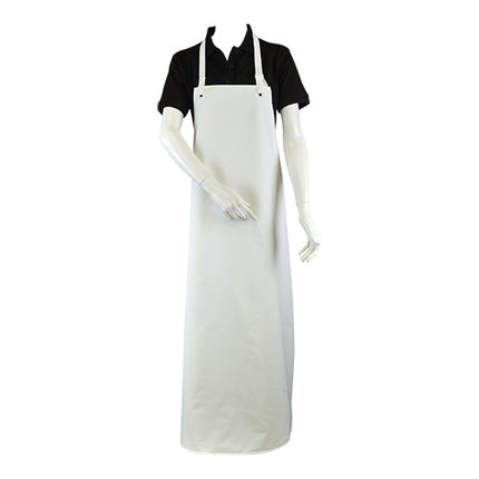 Waterproof Apron | EMGA | White Polyester PU Coated | 90 x 120 cm 1