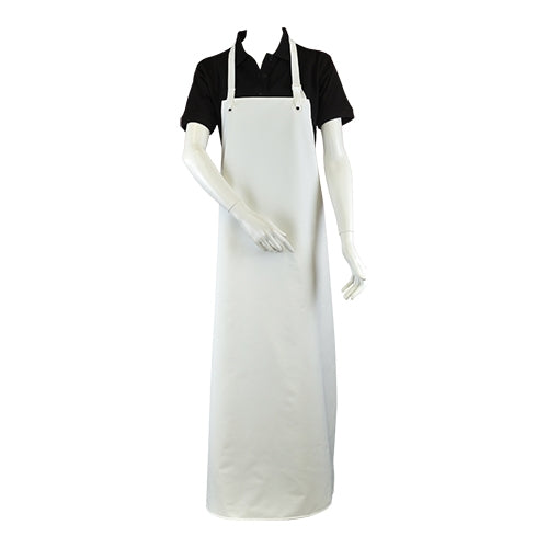 Waterproof Apron | EMGA | White Polyester PU Coated | 90 x 120 cm 1