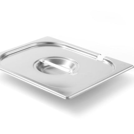 Lid with Ladle Recess for GN 1/2 Containers | HENDI Kitchen Line | 265x325mm