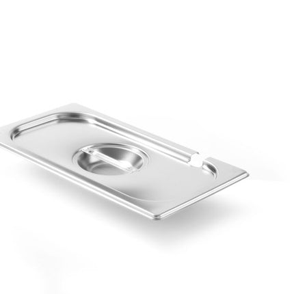 Lid with Ladle Recess for GN 1/3 Containers | HENDI Kitchen Line | 325x176mm