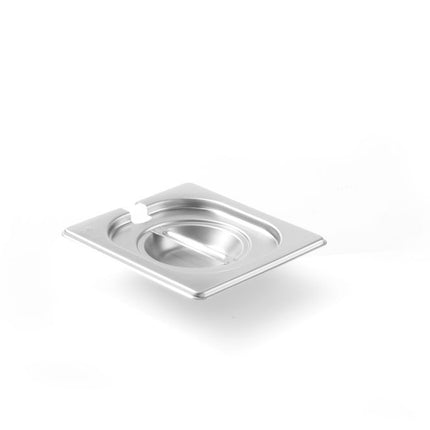 Lid with Ladle Recess for GN 1/6 Containers | HENDI Kitchen Line | 176x162mm