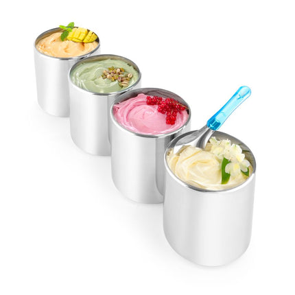 Round Ice Cream Container | HENDI | 7L | Stainless Steel | Ø200x250 mm