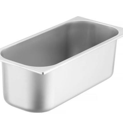 Ice Cream Container | HENDI Kitchen Line | 5L | Stainless Steel | 360x165x120mm