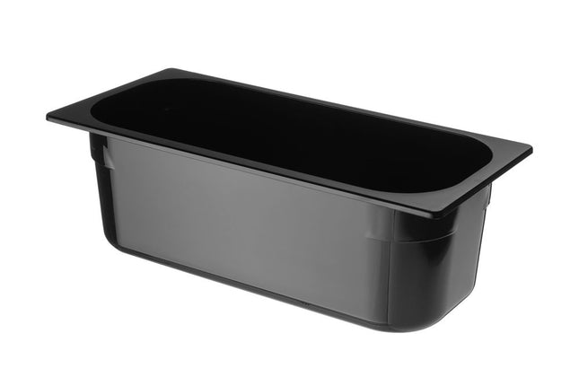 Polycarbonate Ice Cream Container | HENDI | 5L | Black | 360x165x120mm