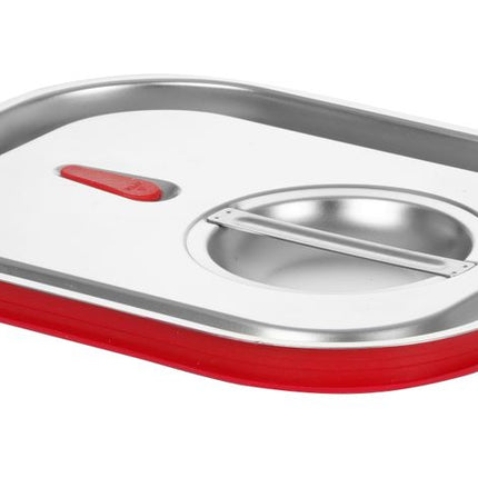 Silicone Rim Lid for GN 1/2 Containers | HENDI Kitchen Line | 265x325mm