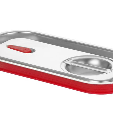 Lid with Silicone Rim for GN 1/3 Containers | HENDI Kitchen Line | 325x176mm