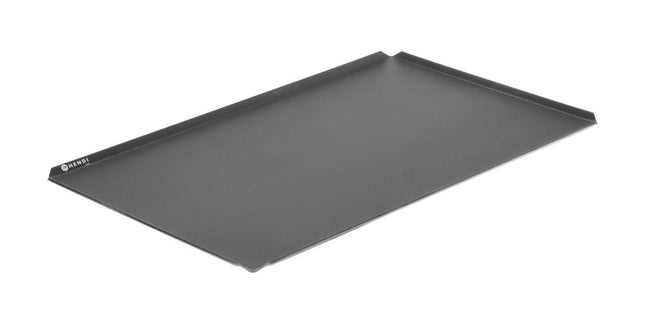 Tray, non-stick, 4 rims, HENDI, Black, 600x400x(H)10mm, Rectangular