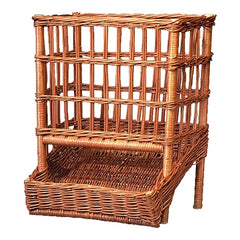 Willow Wood Bread Basket | EMGA | Brown | W50 x D44 x H60 cm 1