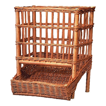 Willow Wood Bread Basket | EMGA | Brown | W50 x D44 x H60 cm 1