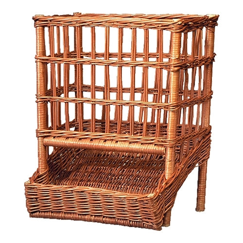 Willow Wood Bread Basket | EMGA | Brown | W50 x D44 x H60 cm 1