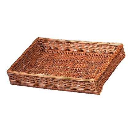 Willow Wood Bread Basket | EMGA | Rectangular Brown | 70 x 30 x H10 cm 1