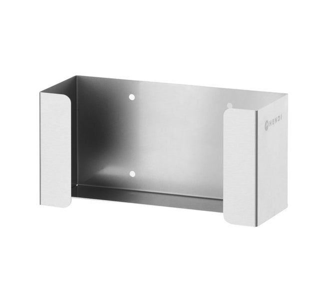Glove dispenser, HENDI, 1 box, Silver, 260x96x(H)130mm