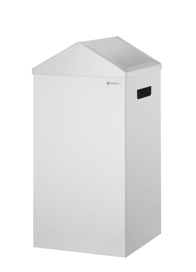 Waste bin, HENDI, 80L, Silver, 350x350x(H)770mm