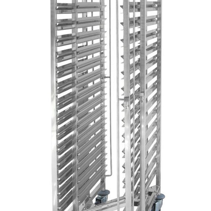 Compact Storage Clearing Trolley for 15 x GN 1/1 Trays | HENDI | 445x610x1710 mm