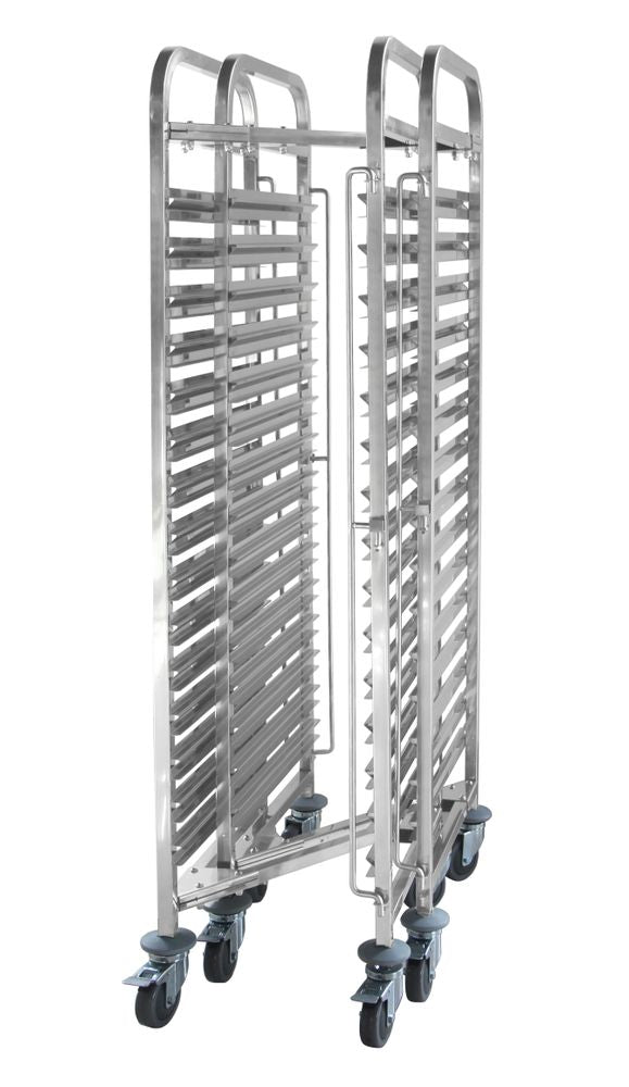 Compact Storage Clearing Trolley for 15 x GN 1/1 Trays | HENDI | 445x610x1710 mm