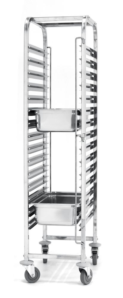 Clearing Trolley for 15 x GN 1/1 Trays | HENDI | 440x610x1710 mm