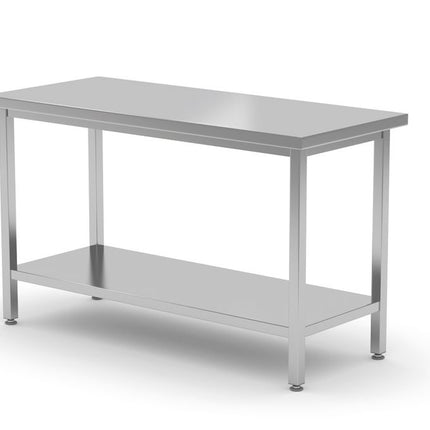 Central Work Table with Lower Shelf 1800x700x850 mm | HENDI Profi Line