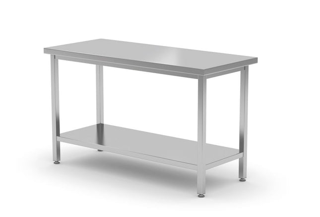 Central Work Table with Lower Shelf 1800x700x850 mm | HENDI Profi Line