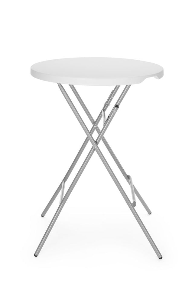 Round Bar Table | AmerBox | White | Max Load 80 kg | Ø800x1100mm