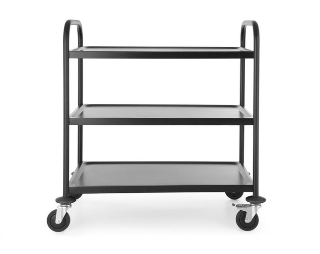 Serving Trolley Matt Black | HENDI | 905x585x945mm