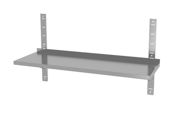 Adjustable Wall Shelf with Brackets | HENDI | 1000x300x600mm